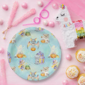 Assiettes En Carton Plaque en papier Halloween (Fête)