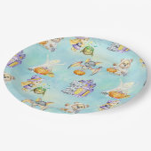 Assiettes En Carton Plaque en papier Halloween (Angle)