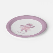Assiettes En Carton Plaque en papier Hippo Ballerina (Angle)