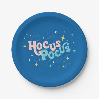 Assiettes En Carton Plaque en papier Hocus Pocus