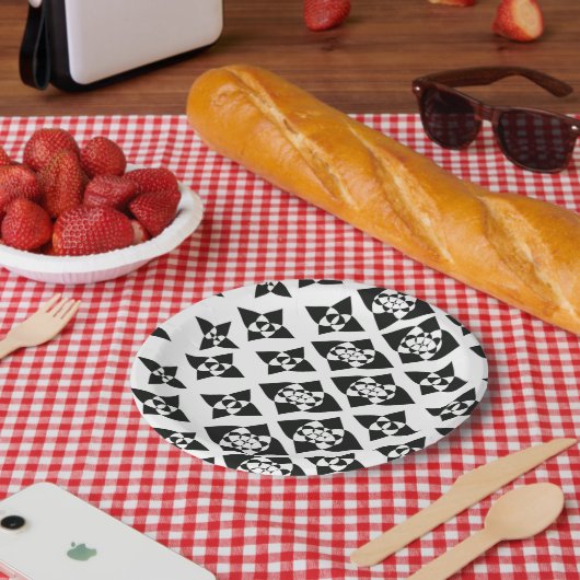 Assiettes En Carton plaque en papier iconique (Pique-nique)