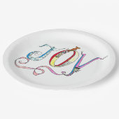 Assiettes En Carton Plaque en papier Joy 9" (Angle)