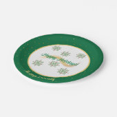 Assiettes En Carton Plaque en papier Joyeux jours fériés (Angle)