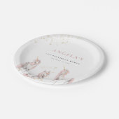 Assiettes En Carton Plaque en papier magique Unicorne (Angle)