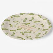 Assiettes En Carton Plaque en papier Motif de chiche d'été (Angle)