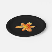 Assiettes En Carton Plaque en papier orange Tiger (Angle)
