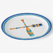 Assiettes En Carton Plaque en papier pour aviron nautique (Angle)