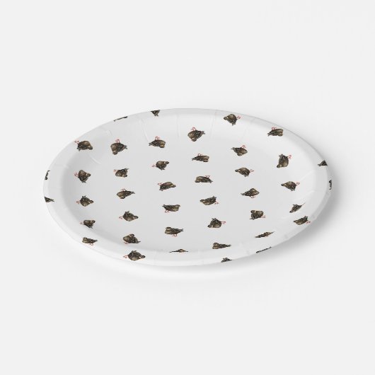 Assiettes En Carton Plaque en papier pour canards (Angle)