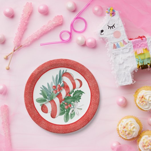 Assiettes En Carton Plaque en papier pour chien de Noël (Fête)