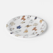 Assiettes En Carton Plaque en papier pour chiens (Angle)