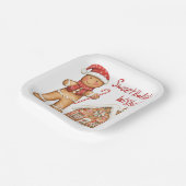 Assiettes En Carton Plaque en papier pour homme en pain d'épices père  (Angulaire)