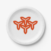 Assiettes En Carton Plaque en papier pour lames gothiques (Devant)