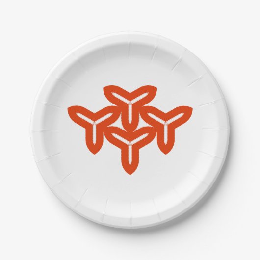 Assiettes En Carton Plaque en papier pour lames gothiques (Devant)