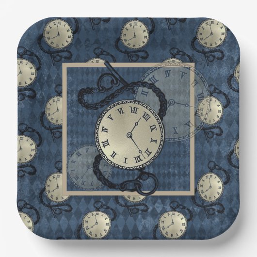 Assiettes En Carton Plaque en papier pour punk gothique Steampunk Horl (Recto)