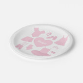 Assiettes En Carton Plaque en papier pour vêtements de ballet - Arrièr (Angle)