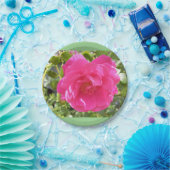 Assiettes En Carton Plaque en papier rose (Fête)