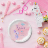 Assiettes En Carton Plaque en papier sirène d'anniversaire (Fête)