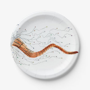 Assiettes En Carton Plaque en papier Visual Shofar