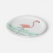 Assiettes En Carton Plaque Flamant rose Ocean (Angle)