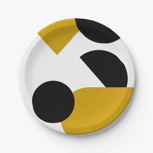 Assiettes En Carton Plaque Geo (Devant)