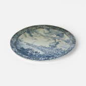 Assiettes En Carton Plaque hollandaise Blue Delft (Angle)