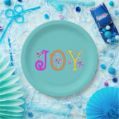 Assiettes En Carton Plaque Joy (Fête)