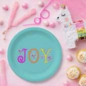 Assiettes En Carton Plaque Joy (Fête)