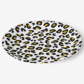 Assiettes En Carton Plaque léopard (Angle)