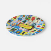Assiettes En Carton Plaque LoteriaFest (Angle)