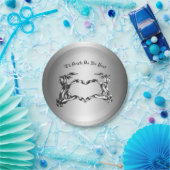 Assiettes En Carton Plaque mariage d'halloween gothique (Fête)