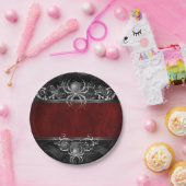 Assiettes En Carton Plaque mariage d'halloween gothique (Fête)