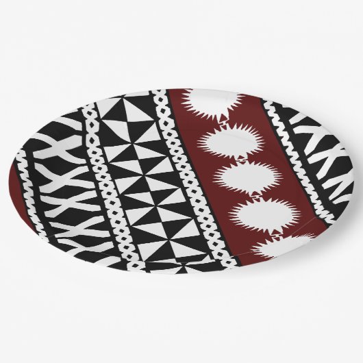 Assiettes En Carton Plaque Masi Stripes (Angle)