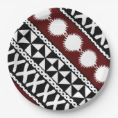 Assiettes En Carton Plaque Masi Stripes (Devant)
