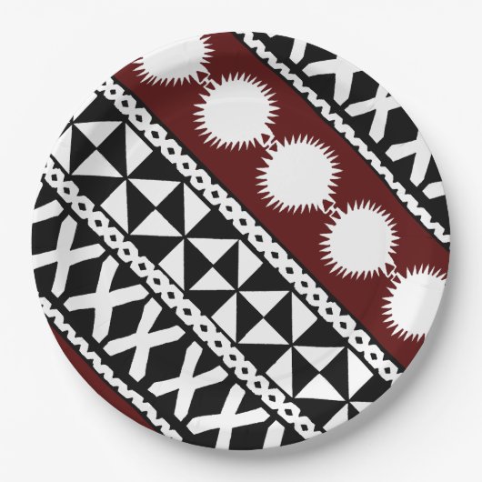 Assiettes En Carton Plaque Masi Stripes (Devant)