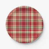 Assiettes En Carton Plaqué Noël 23 PLATES PAPIER (Devant)