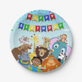 Assiettes En Carton Plaque papier 1 Akili & Friends (Devant)