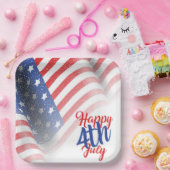 Assiettes En Carton Plaque papier 4 juillet (Fête)
