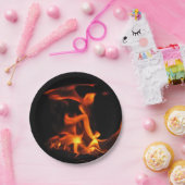 Assiettes En Carton Plaque papier 7 pouces Dancing Fire (Fête)