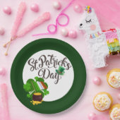 Assiettes En Carton Plaque papier à fermeture à quatre feuilles (Fête)