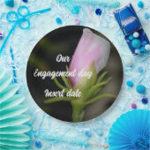 Assiettes En Carton Plaque papier à Fiançailles Rose tendance personna (Fête)