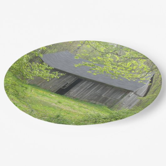 Assiettes En Carton Plaque Papier à Grange Pays (Angle)