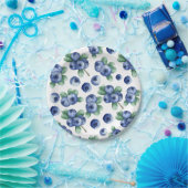 Assiettes En Carton plaque papier à papier bleu (Fête)