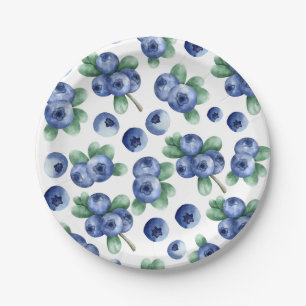 Assiettes En Carton plaque papier à papier bleu