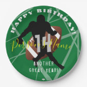 Assiettes En Carton Plaque papier à thème FOOTBALLHAMbyWG Plaques papi (Devant)