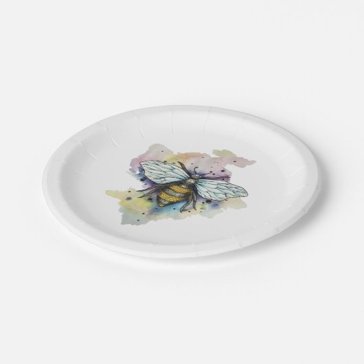 Assiettes En Carton Plaque Papier Abee Et Arc-En-Ciel (Angle)