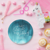 Assiettes En Carton Plaque papier abstraite Mariage (Fête)