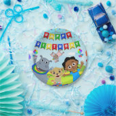 Assiettes En Carton Plaque papier Akili & Friends 2 (Fête)