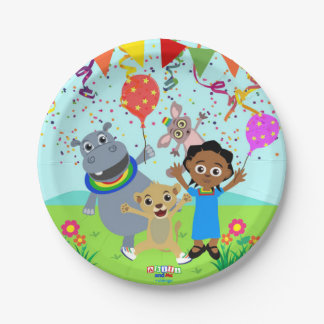 Assiettes En Carton Plaque papier Akili & Friends 3