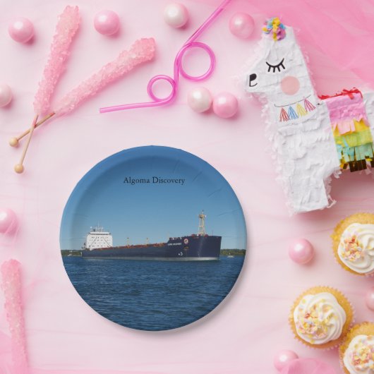 Assiettes En Carton Plaque papier Algoma Discovery (Fête)