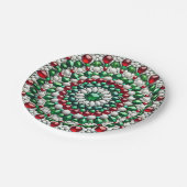 Assiettes En Carton Plaque papier avec design couleur italienne (Angle)